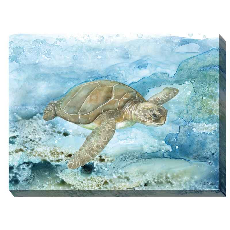 Waterproof Canvas Art - Sea Life Turtle